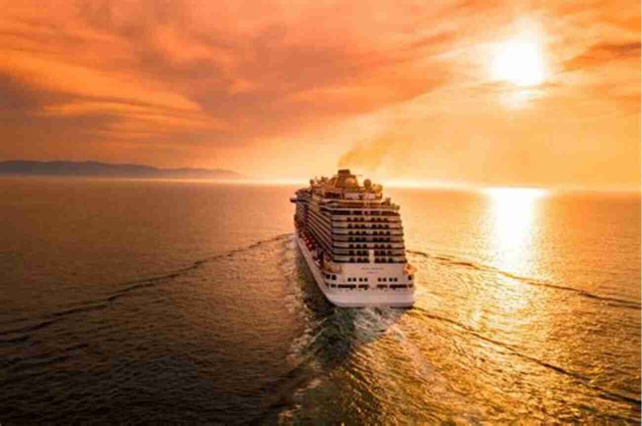 A Cruise Ship Sailing Into A Picturesque Sunset Covid Outbreaks Onboard Cruise Ships Are Causing Cruise Lines To Cancel : COVID IN CRUISE SHIP