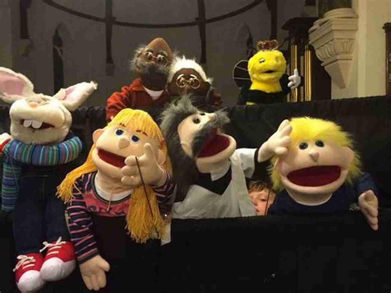 A Group Of Children Laughing And Engaged With A Puppet Show In A Church Fun And Prophet : Puppet Scripts For Children S Church