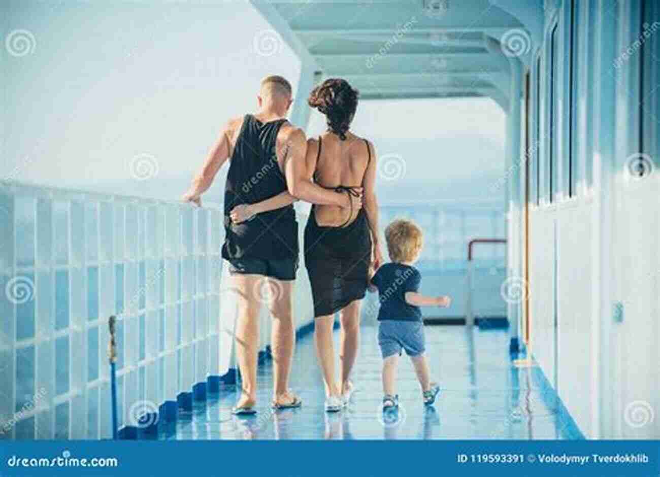 A Happy Family Enjoying A Cruise Together Covid Outbreaks Onboard Cruise Ships Are Causing Cruise Lines To Cancel : COVID IN CRUISE SHIP