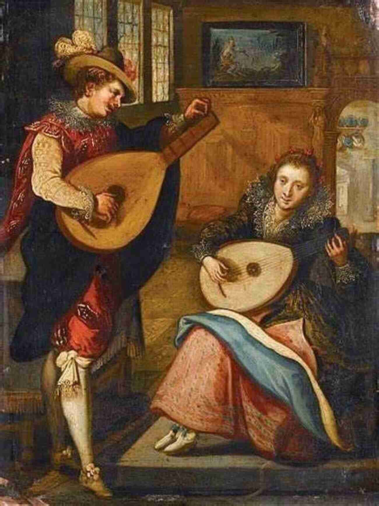 A Mesmerizing Lute Musician Playing On Stage During A Medieval Concert To The Lute: For Guitar And Lute Players