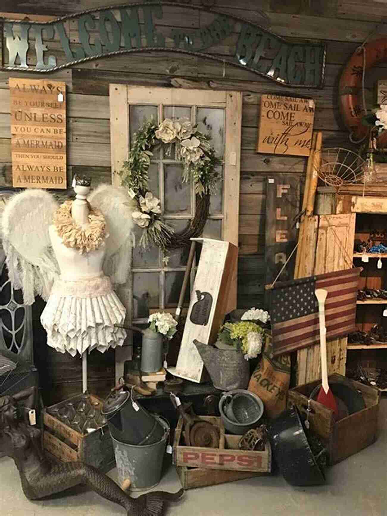 A Packed Flea Market Filled With Antiques And Vintage Items Flea Market Travel Treasures Tips