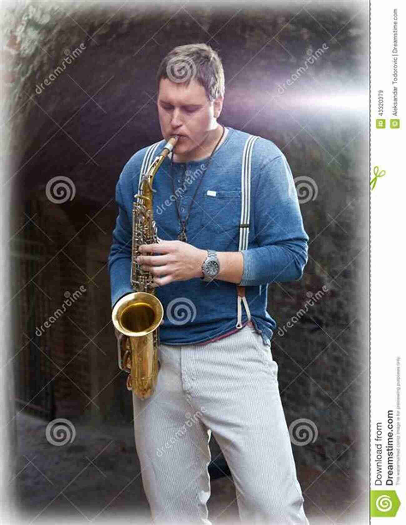 A Saxophonist Expressing Strong Emotions Through His Playing Saxophone For Beginners: Advanced Guide To Master The Skills As A Saxophonist