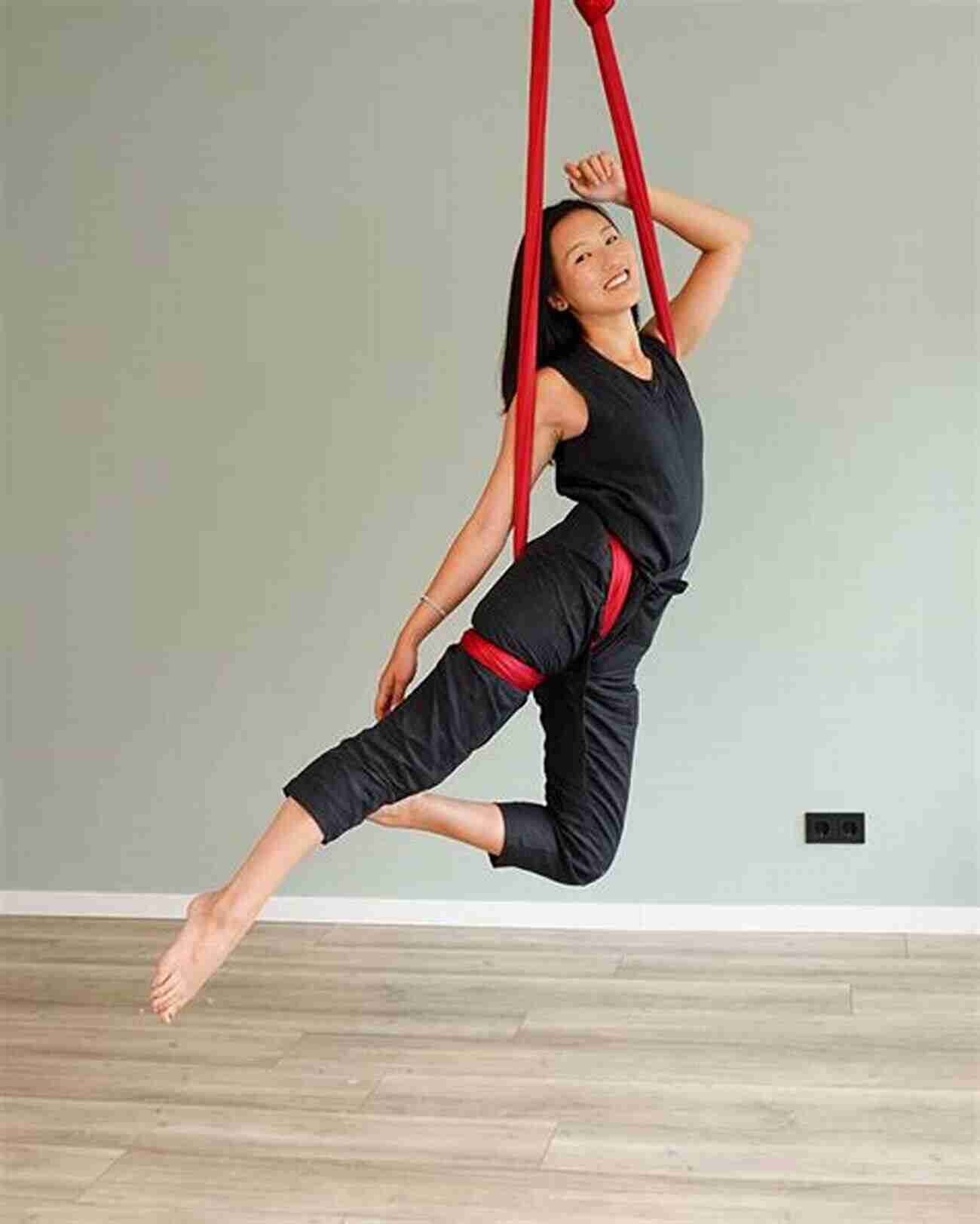 Aerial Double Hammock Foot Lock Move Aerial Double Hammock Entry Level Moves