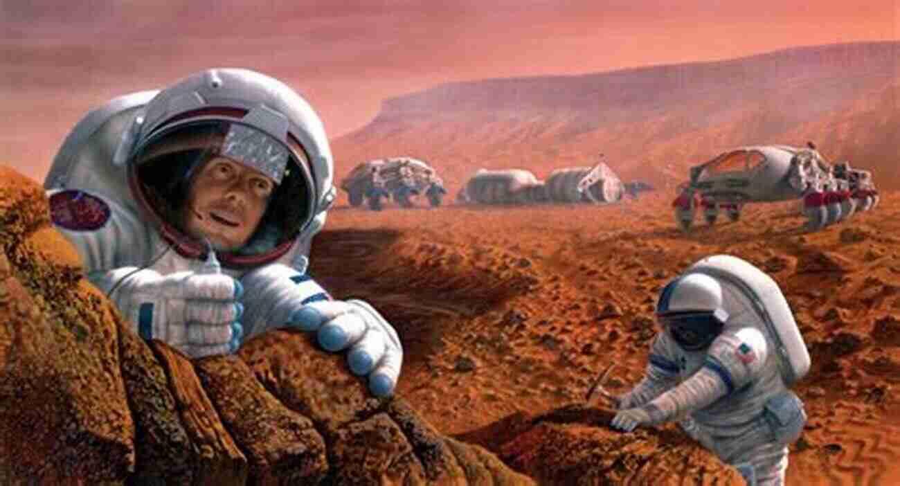 Artistic Representation Of Mars Exploration The Space In Between Us