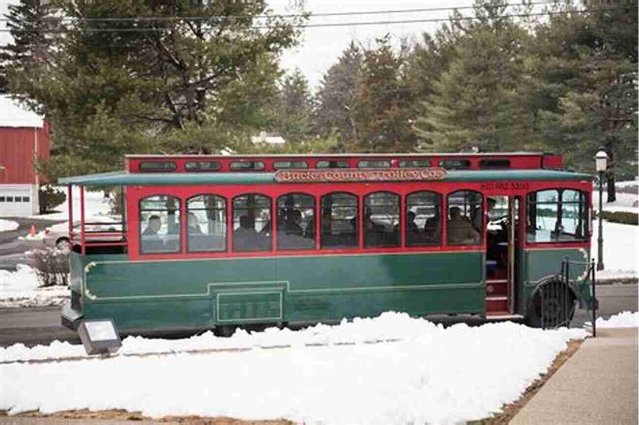 Bucks County Trolley In Motion With Passengers Bucks County Trolleys (Images Of Rail)