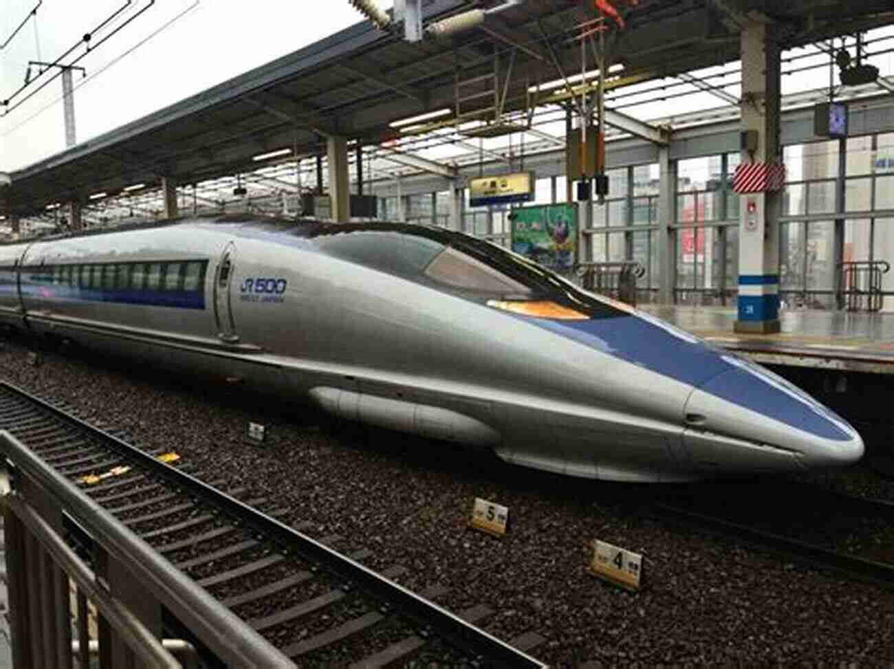 Bullet Train Racing Across Japanese Landscape Picture For Kids: Japan : Amazing Pictures Fun Facts