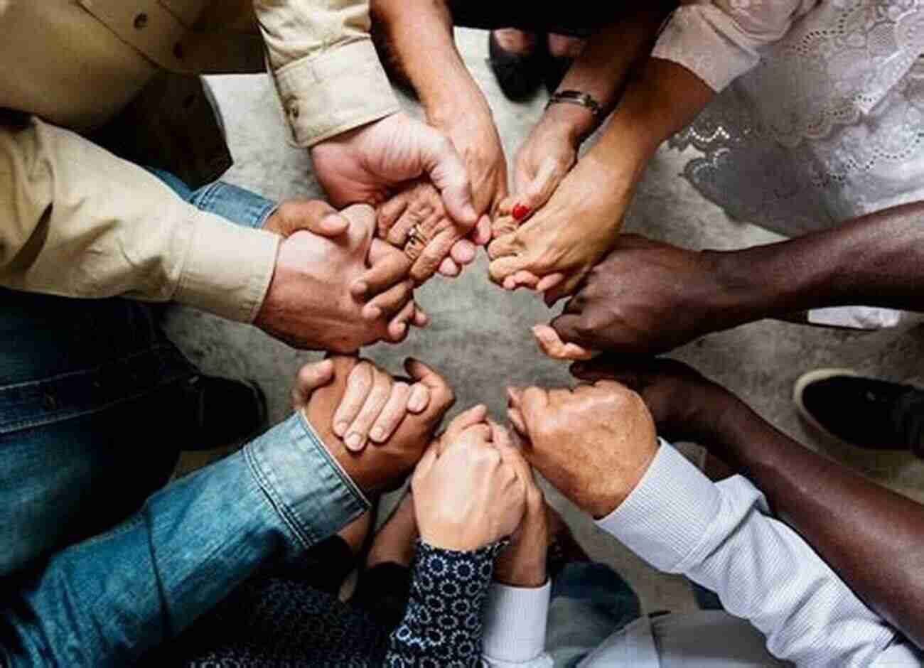 Close Up View Of Diverse Hands Holding Each Other, Representing The Significance Of Touch Sensory Formations The Of Touch (Sensory Formations)