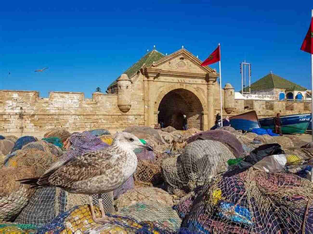 Colorful Buildings In The Medina Of Essaouira, Morocco Agadir Essaouira And Dakhla Cities: A Tourist Guide Of Moroccan Cities