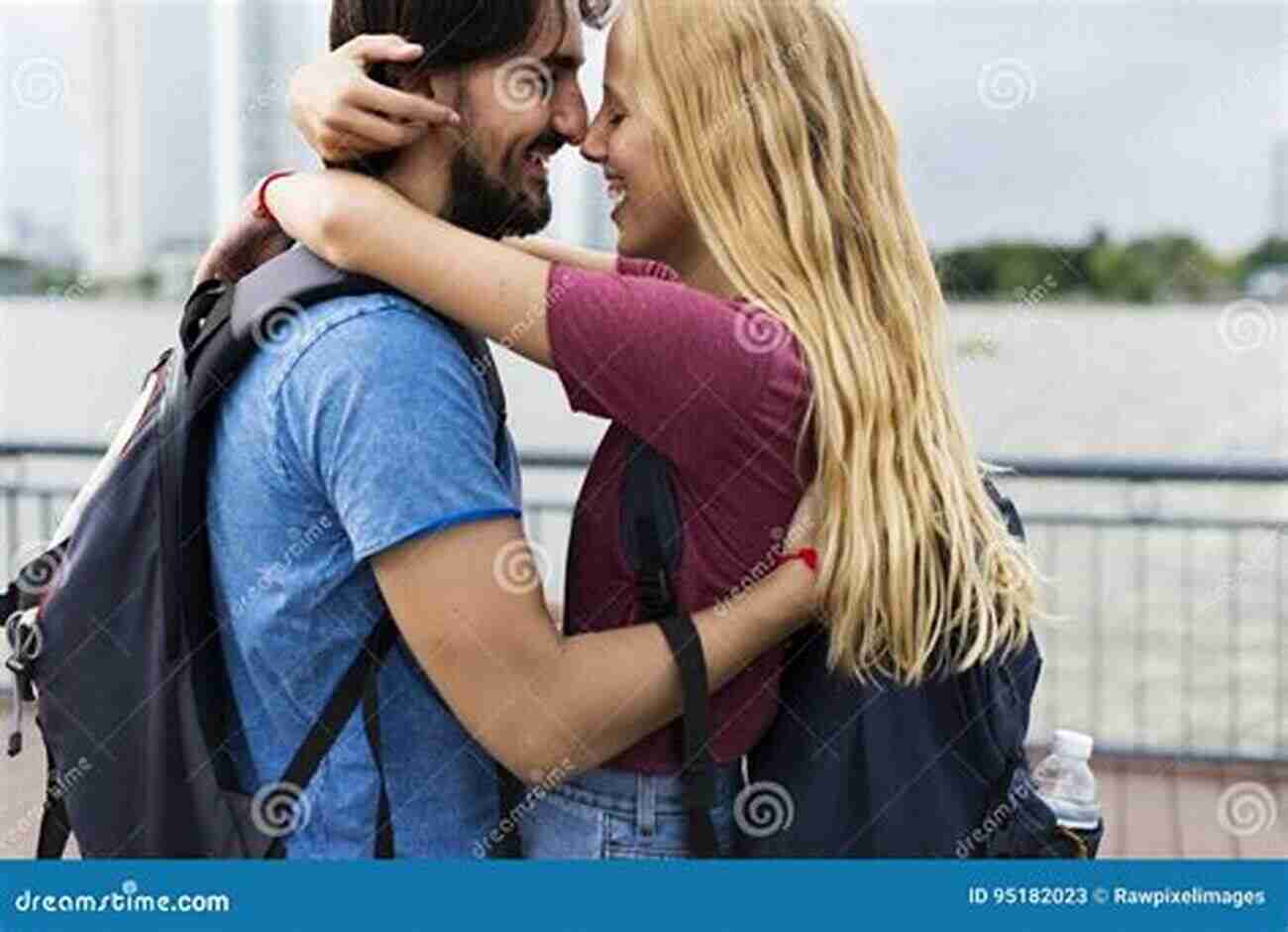 Couple Standing In Front Of An Airbnb With Disbelief, As It Looks Nothing Like The Photos. Bad Tourist: Misadventures In Love And Travel