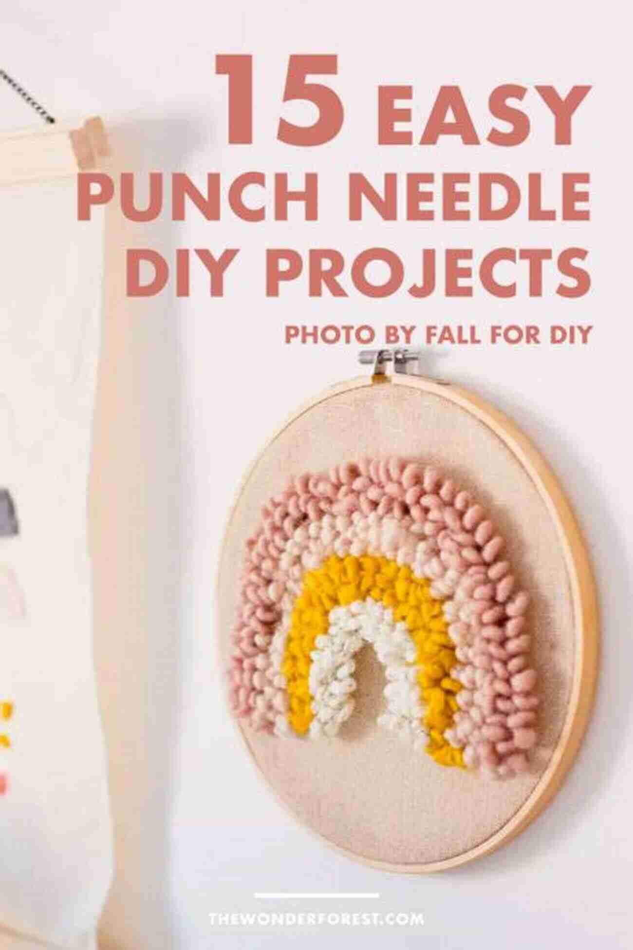 Creative Punch Needle Projects Punch Needle Guide Book: Lovely Craft Patterns Using Punch Needle