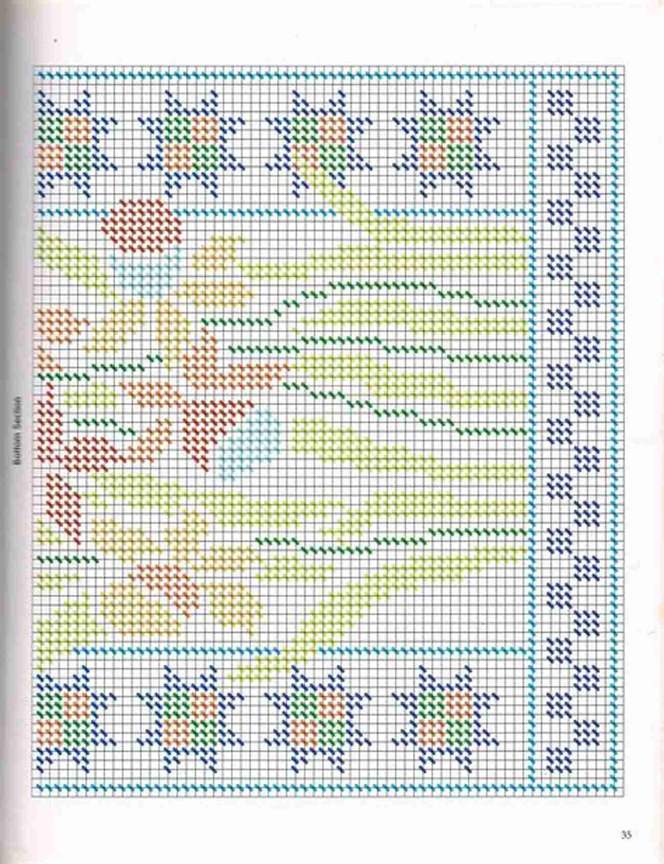 Cross Stitch Pattern: Springtime Blooms Cross Stitch Patterns For Beginners Easter Edition: Simple 34 Holiday Designs For Amateurs / Beautiful Samplers For The Festive Season / Perfect Gift For Teens Adults And Seniors