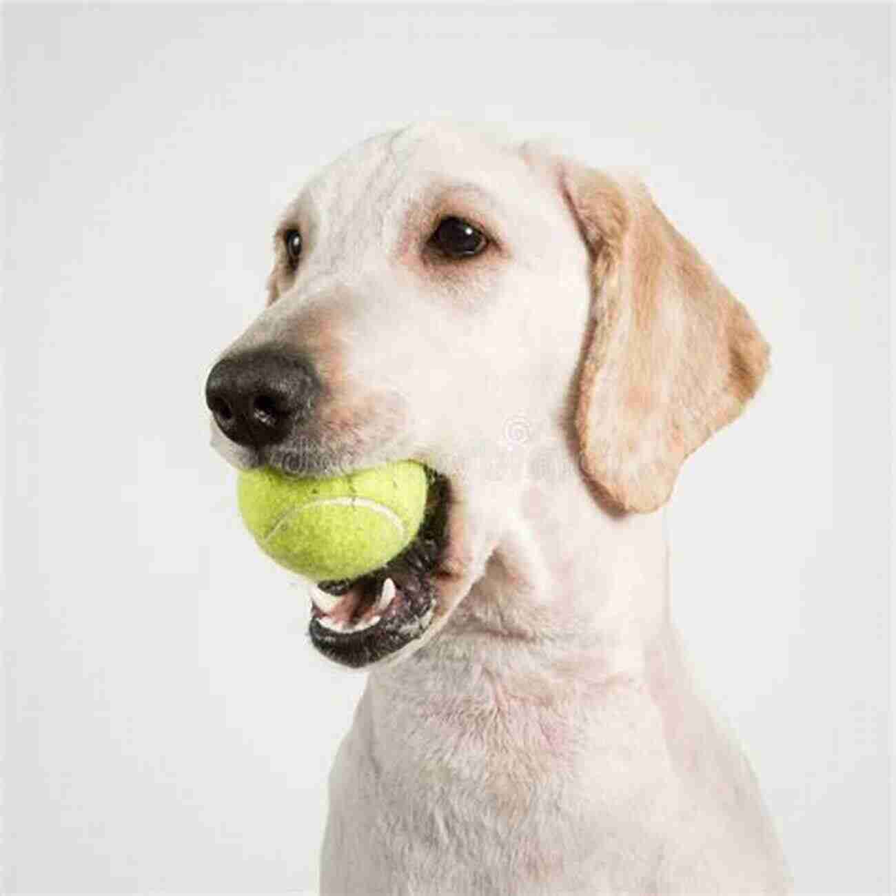 Dog Holding A Tennis Ball The Dogs Of My Life