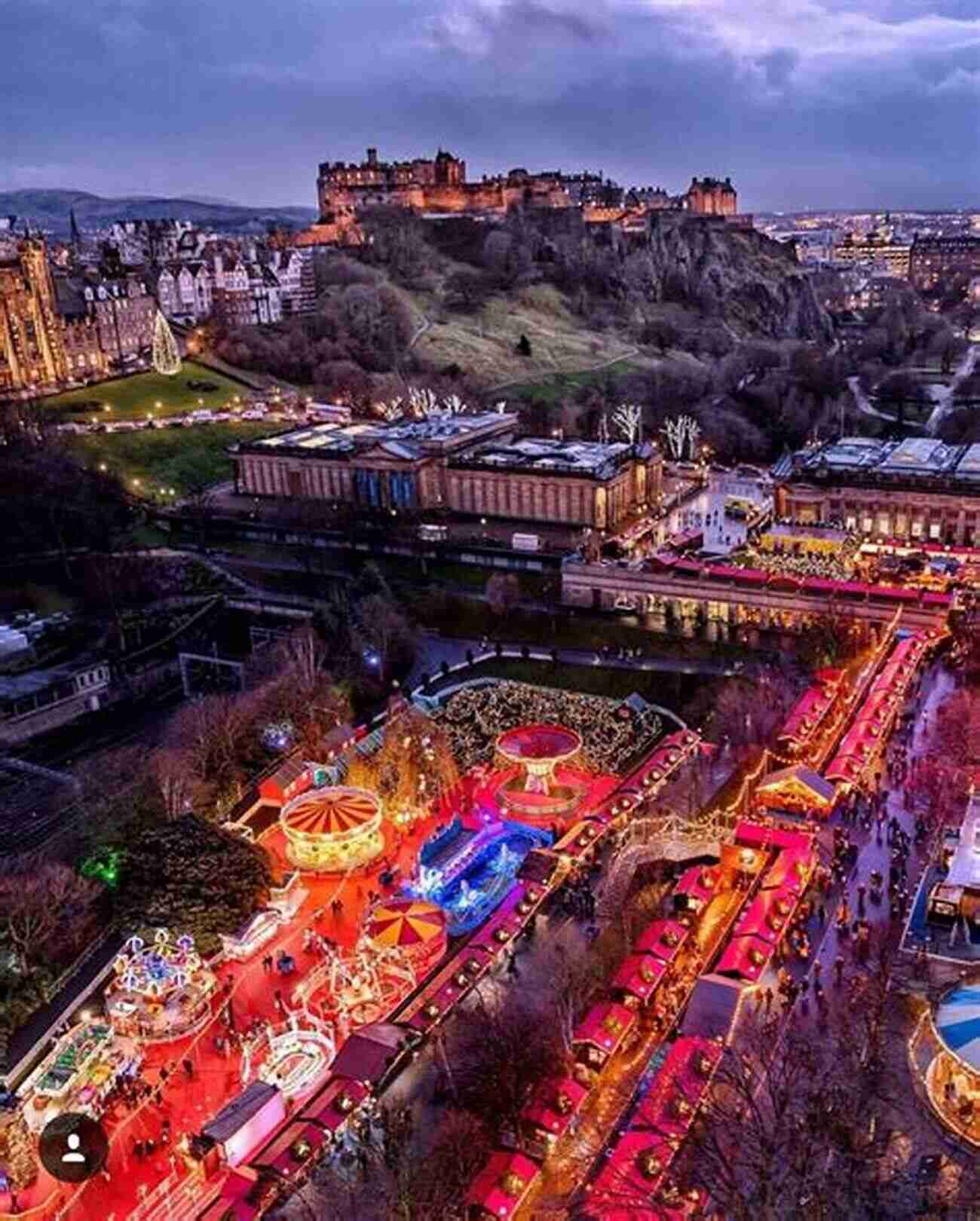 Edinburgh Christmas Market A Christmas In Scotland: A Travel Memoir