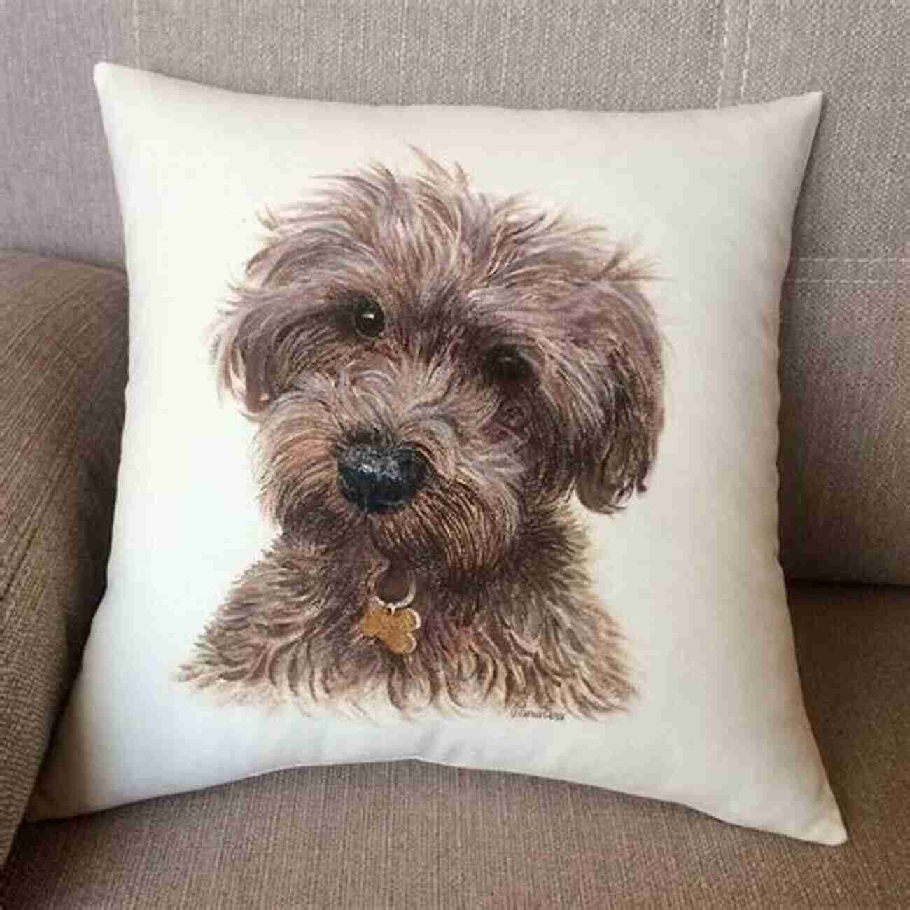 Embroidered Personalized Dog Pillow I Love My Dog Embroidery: 380 Stitch Motifs For Dog Moms And Dads