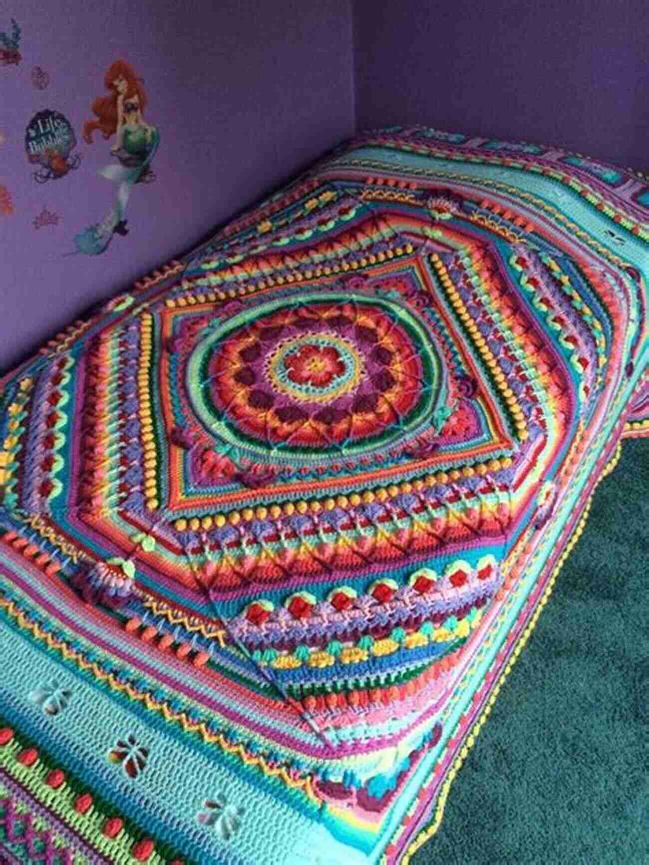 Expanding The Mandala Crochet Mandala Afghan: How To Crochet Your Own Mandala Afghan: Crochetted Mandala Afghan Patterns