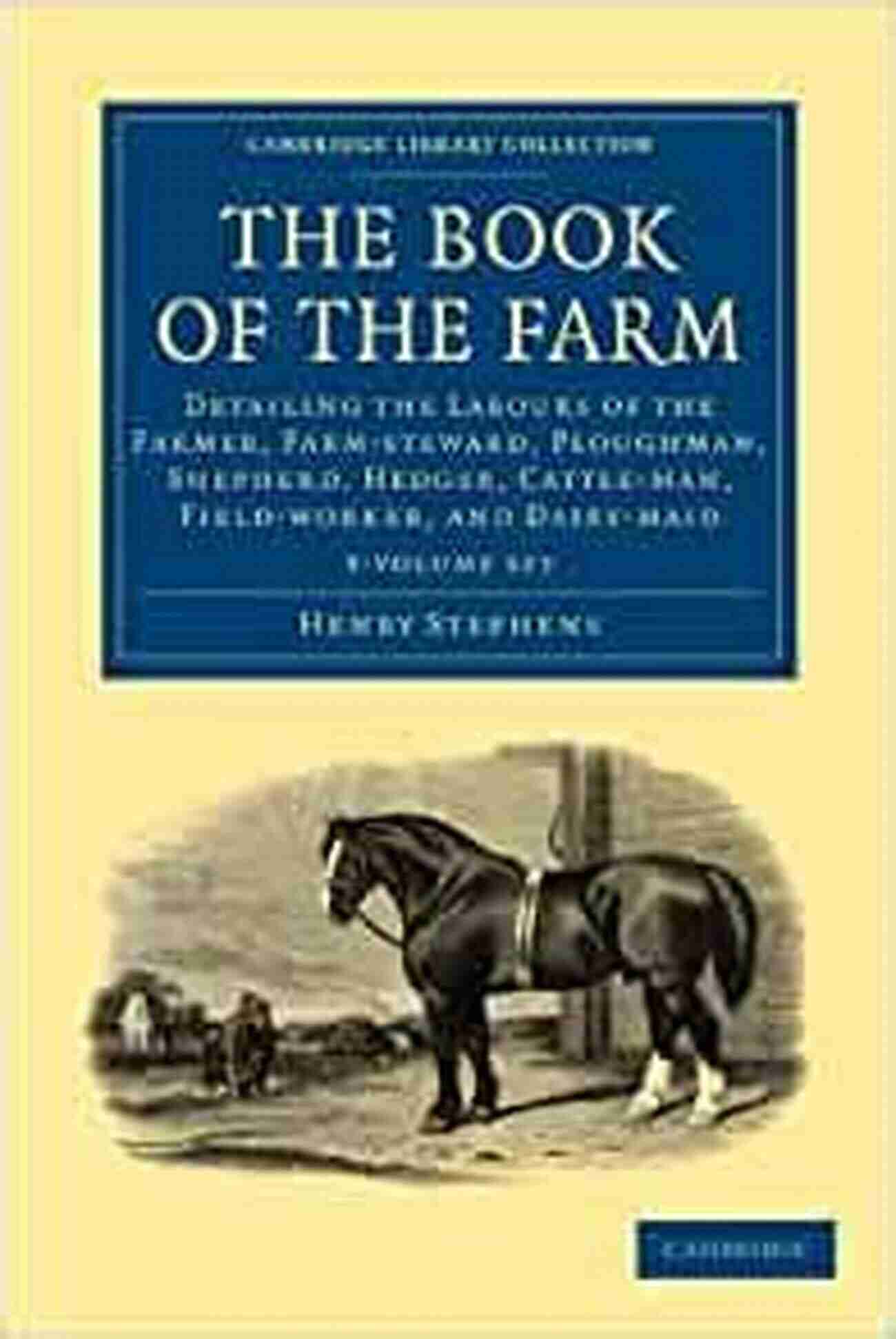 Farm Steward And Ploughman Working In Harmony The Of The Farm Detailing The Labours Of The Farmer Farm Steward Ploughman Shepherd Hedger Farm Labourer Field Worker And Cattle Man