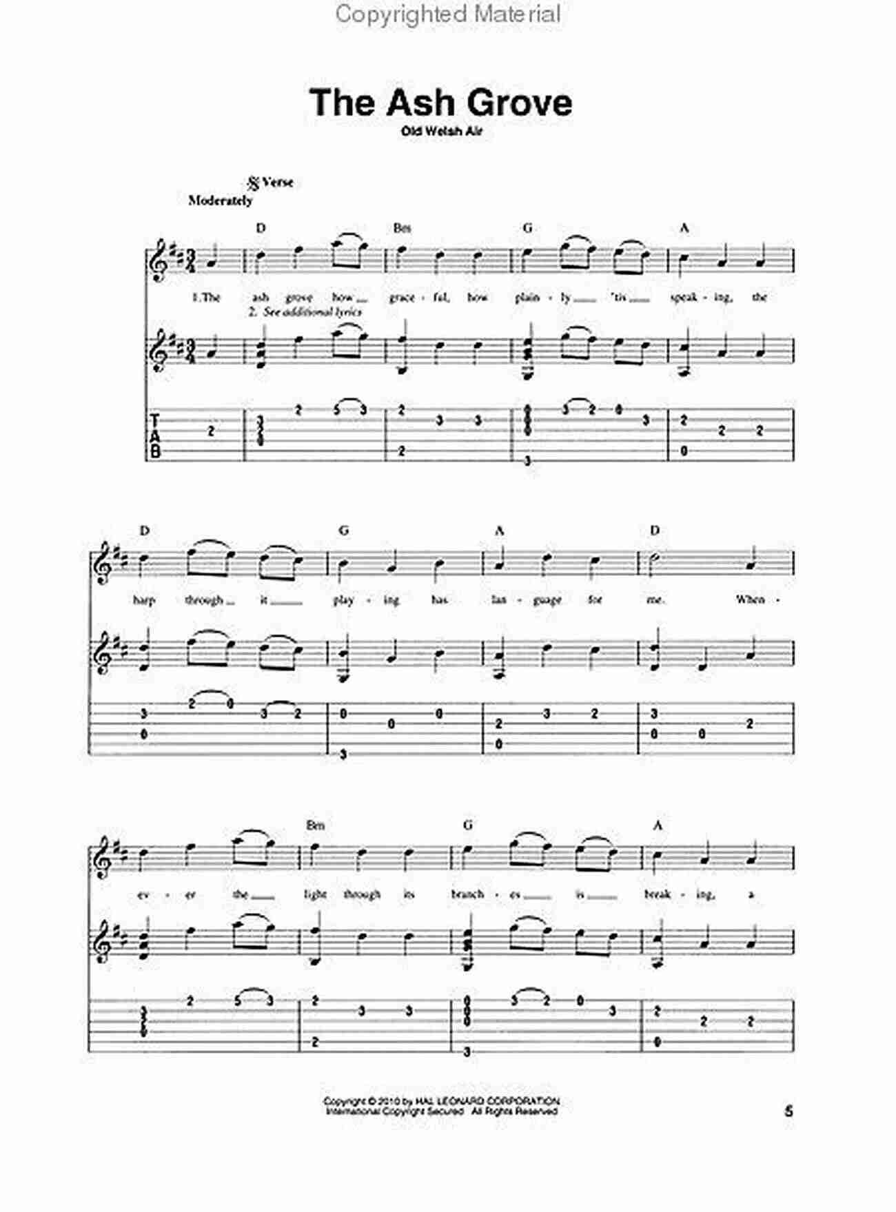 Guitar Solo Fingerpicking Celtic Folk: 15 Songs Arranged For Solo Guitar In Standard Notation Tab