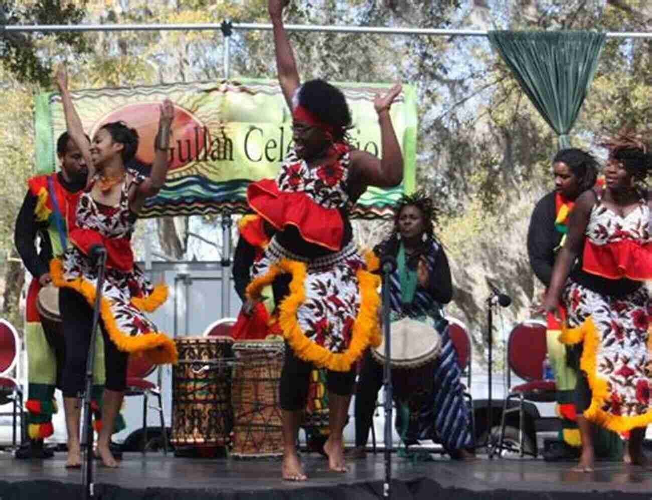 Gullah Geechee People Performing A Traditional Dance Gullah Geechee Heritage In The Golden Isles (American Heritage)