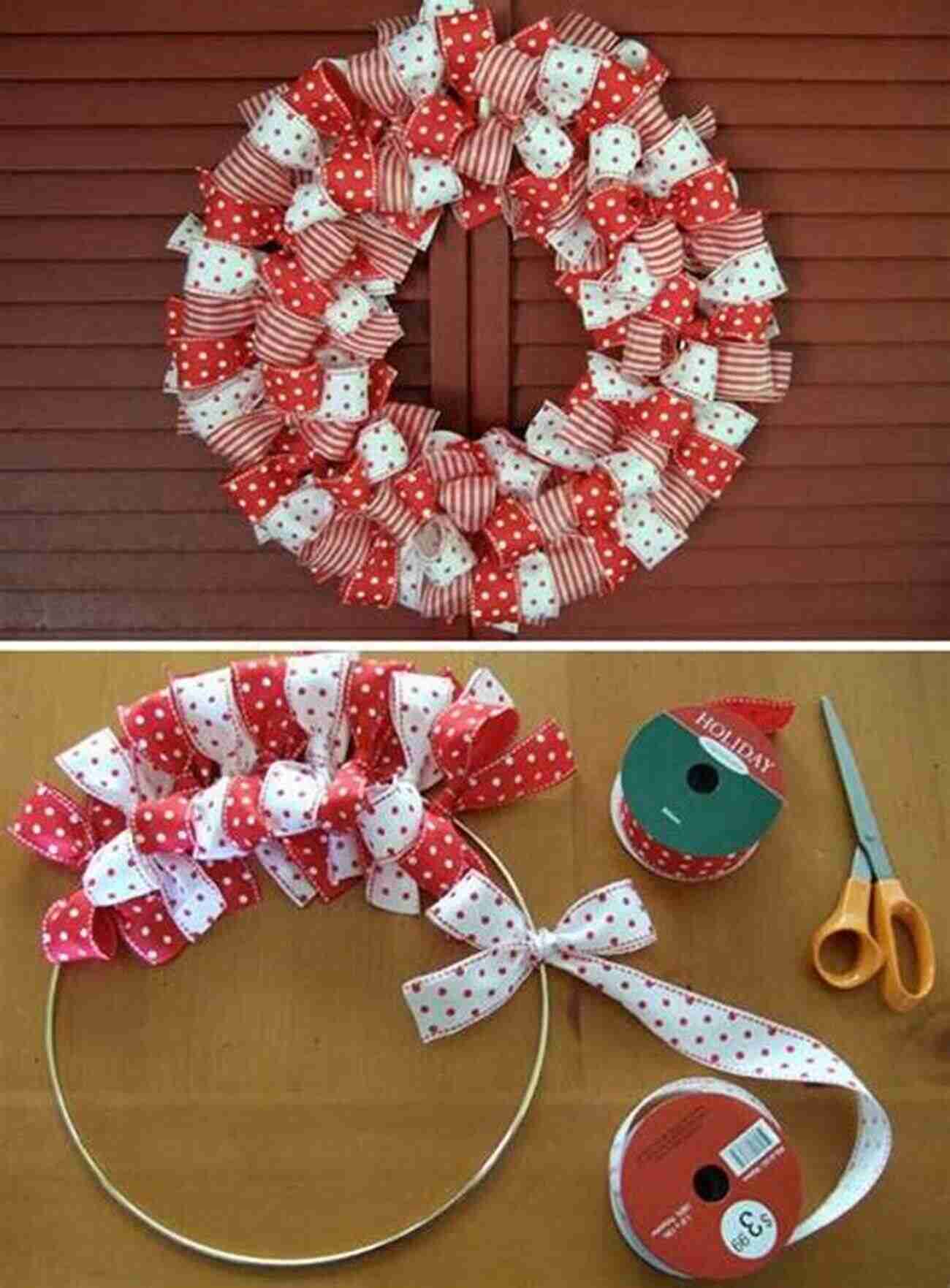 How To Create An Easy And Pretty Wreath For Holiday Fun DIY WREATH MAKING: Creating Easy Pretty Wreath For Holiday Fun