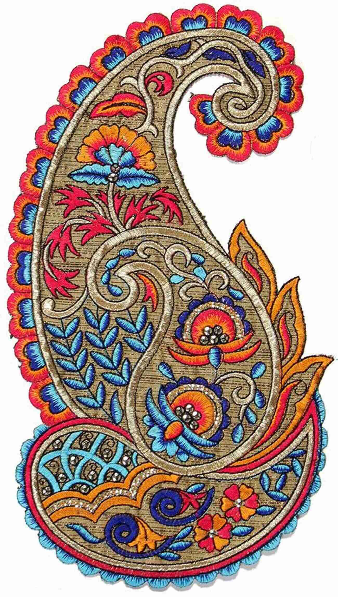 Intricate Paisley Botanical Embroidery Designs Botanical Embroidery: 25 Designs To Mix Match: 4 Elegant Projects