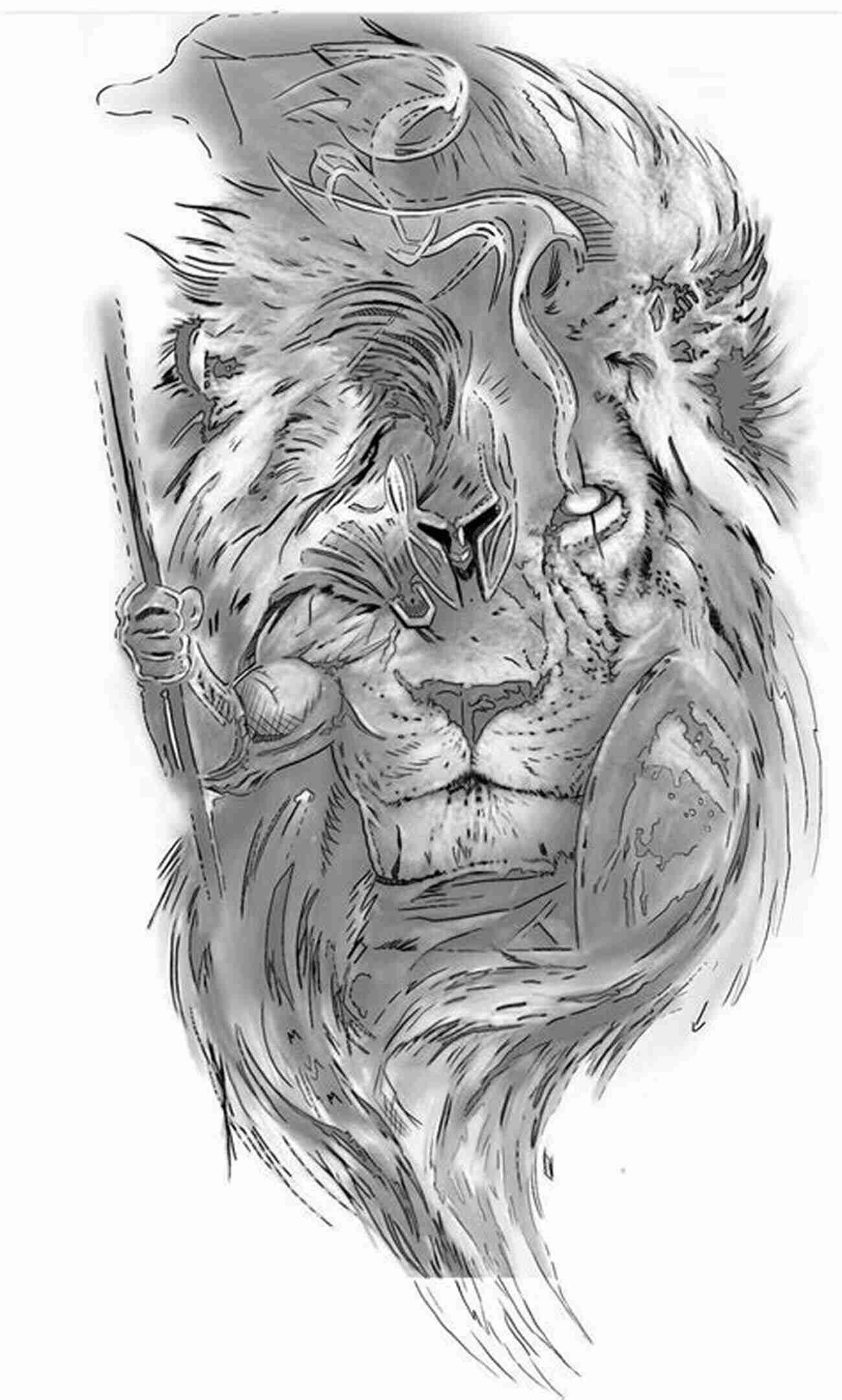 Lion And Dragon Gracefully Facing Each Other, Symbolizing Their Harmonious Relationship And Balance Of Power Lion And Dragon In Northern China (Illustrated)