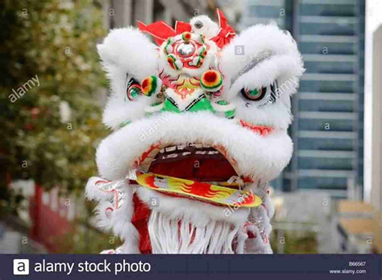 Lively Festival Scene With People Of All Ages Engaged In Lion And Dragon Festivities, Each Showcasing A Diverse Array Of Colorful Designs Lion And Dragon In Northern China (Illustrated)