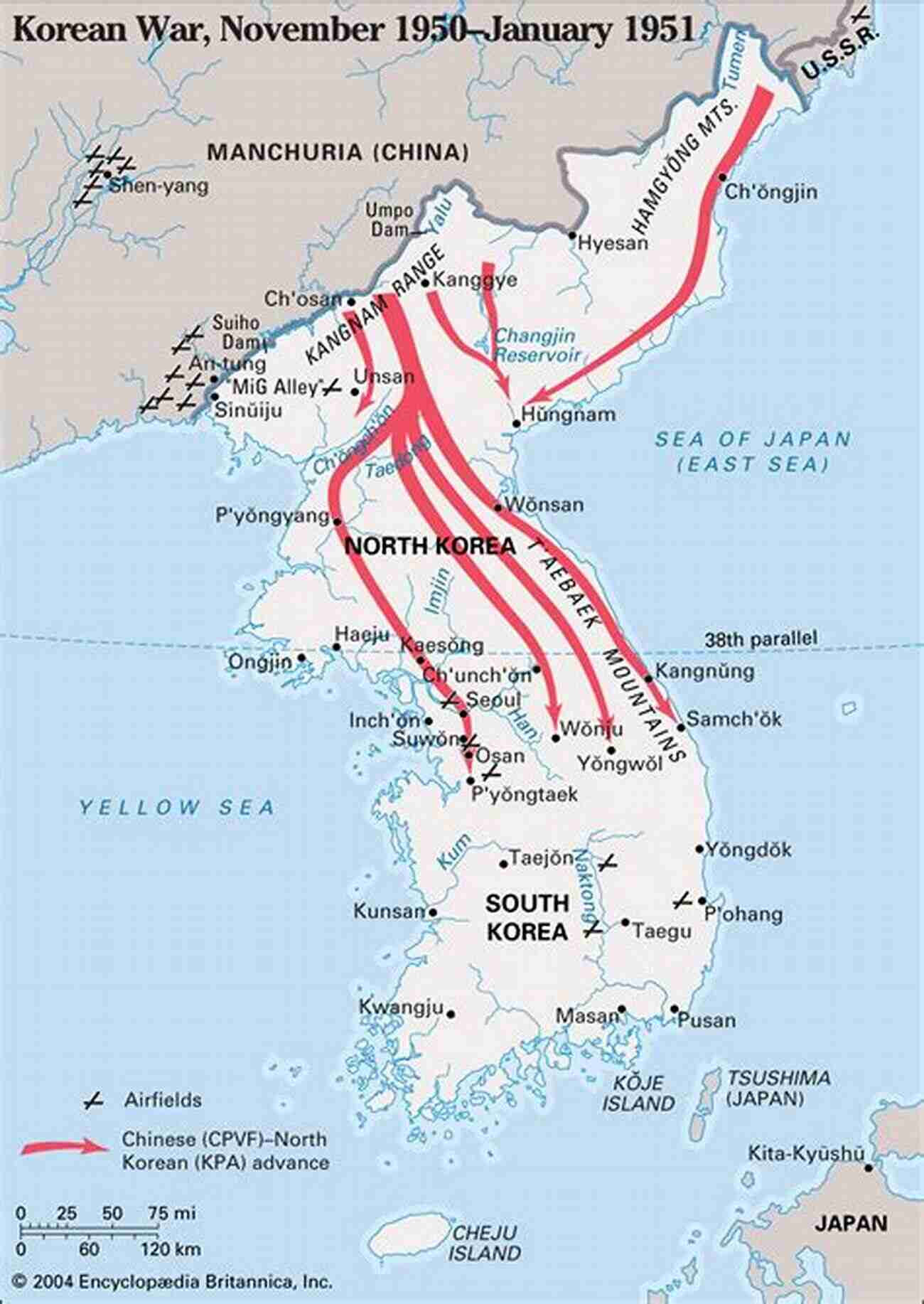 Map Of The Korean War China S Battle For Korea: The 1951 Spring Offensive