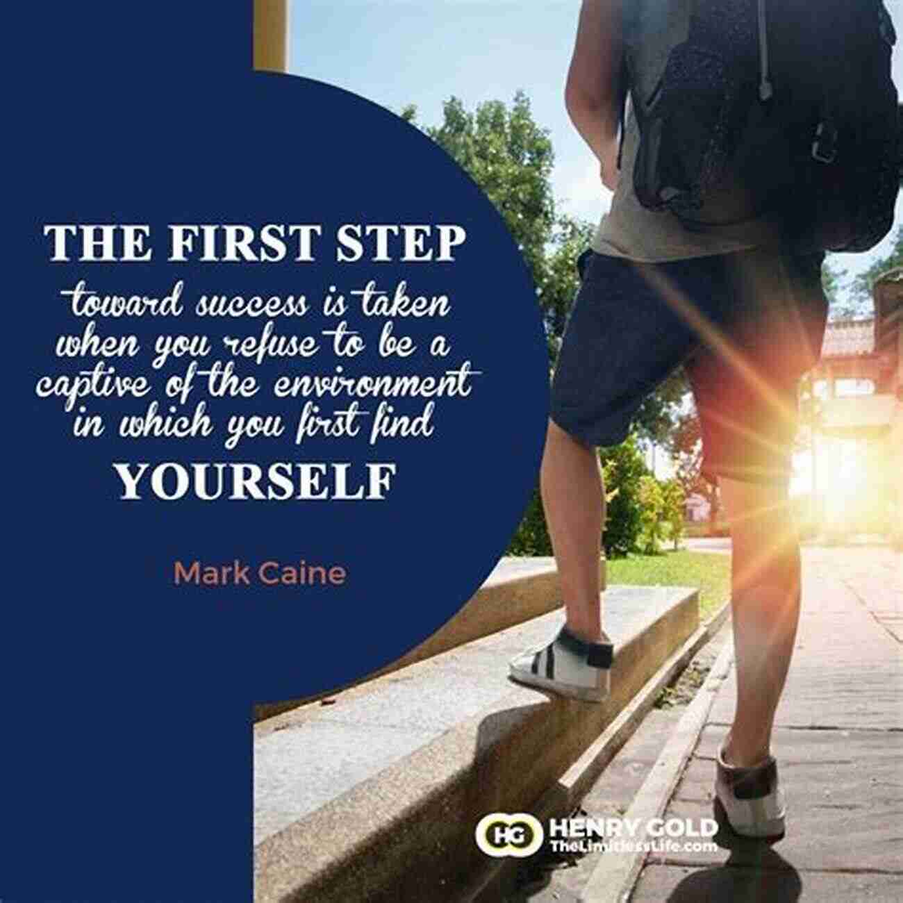 Motivated Person Taking The First Step Towards Success My Vacation To Spain Ibiza: Start Where You Are