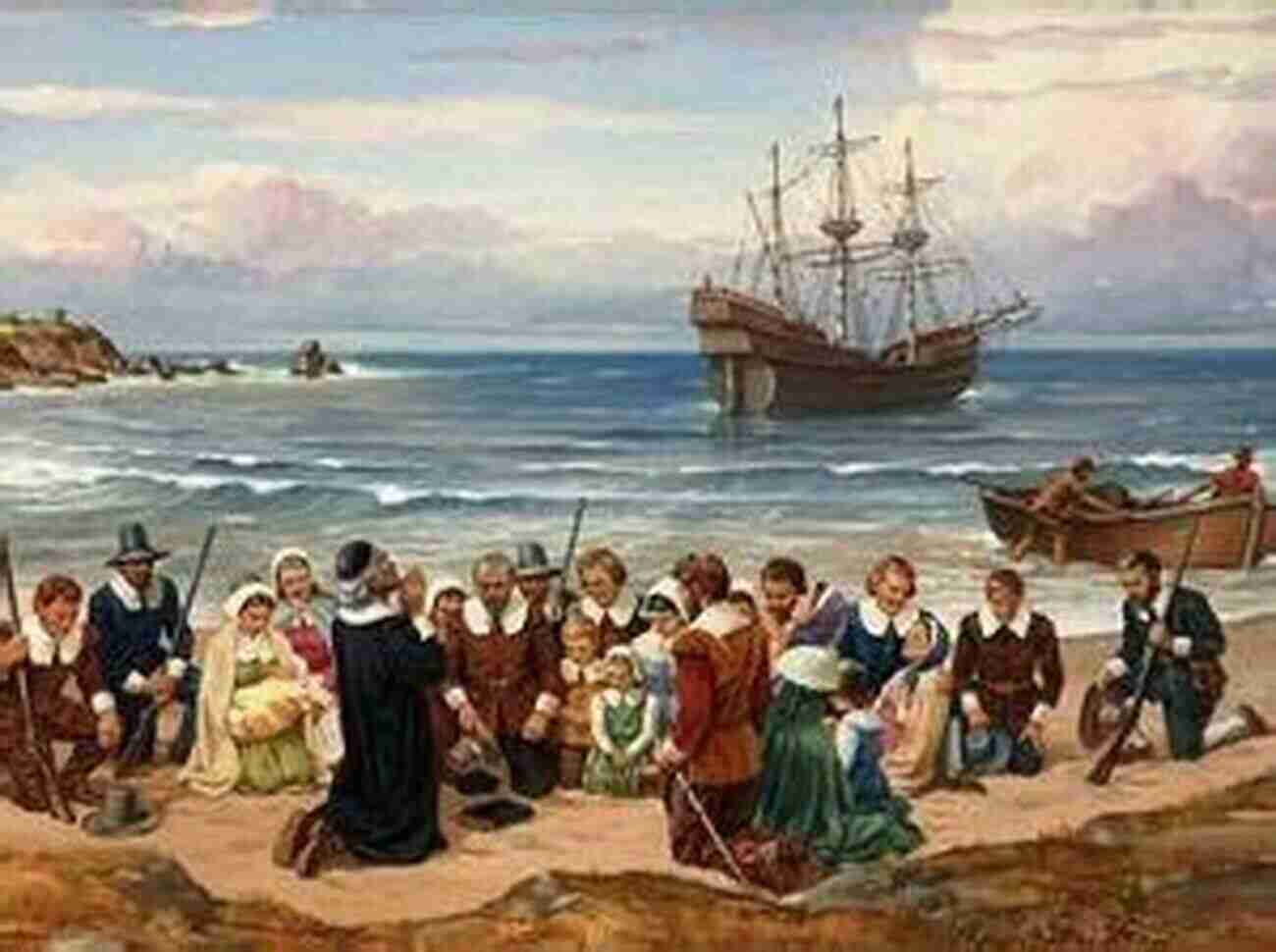 Pilgrims Landing In The New World Mayflower Lives: Pilgrims In A New World And The Early American Experience