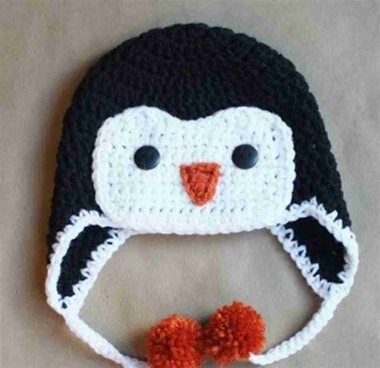 Playful Penguin Hat Crochet Pattern Into The Wild Volume 2: 10 Animal Dinosaur Monster Crochet Hat Patterns