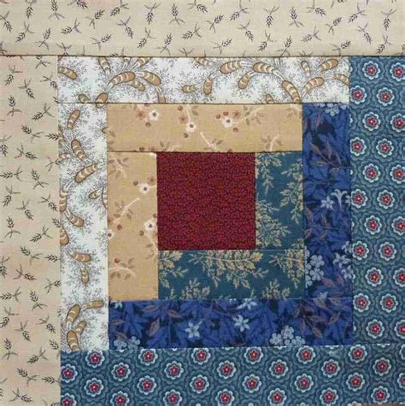 Quilt Pattern Using Civil War Fabrics Log Cabin The Blue And The Gray: Quilt Patterns Using Civil War Fabrics