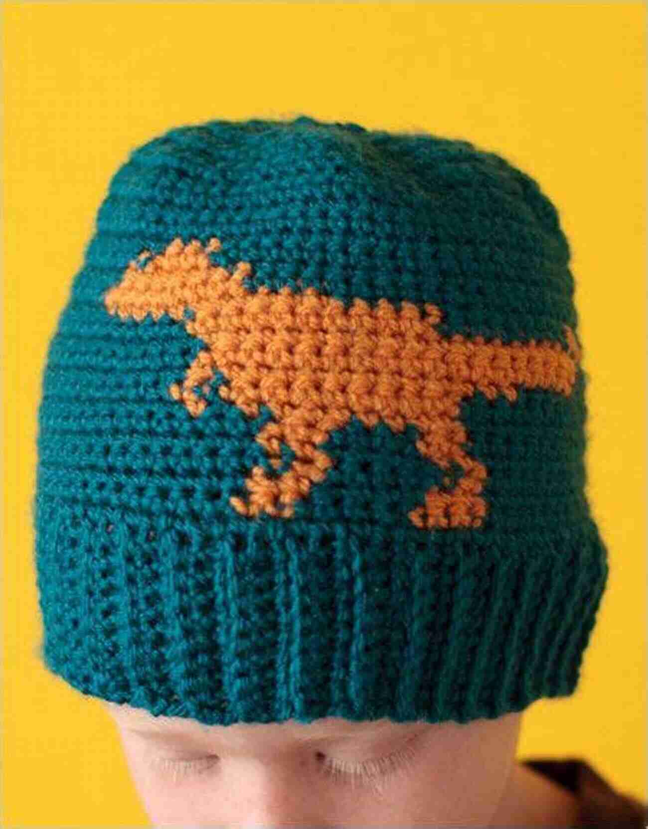 Roaring T Rex Hat Crochet Pattern Into The Wild Volume 2: 10 Animal Dinosaur Monster Crochet Hat Patterns