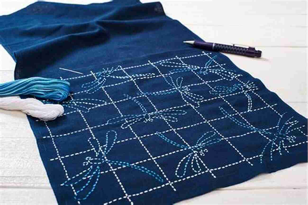 Sashiko Stitching Pattern On A Cloth How To Start Sashiko: Simple Tips And Tools To Understand This Style Of Weaving: A Type Of Japanese Weaving