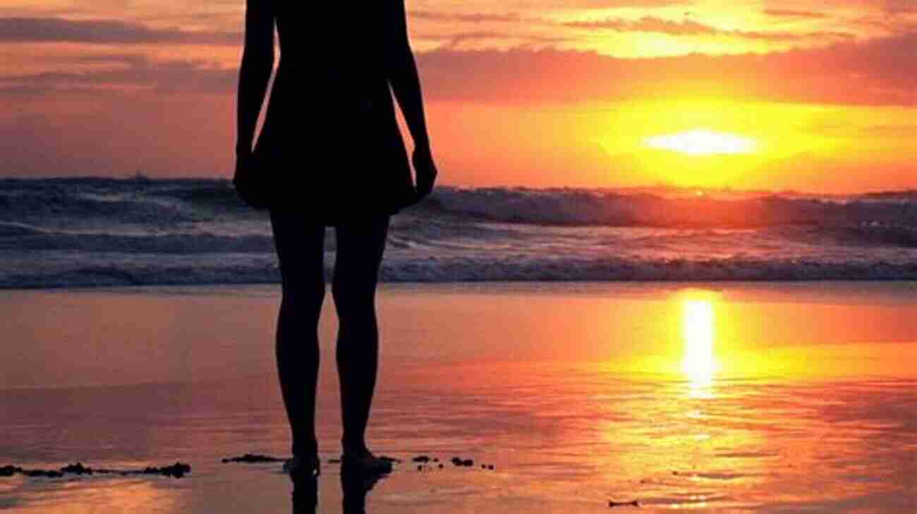 Silhouette Of A Person Standing On A Beach During A Gorgeous Sunset All I M Created To Be: Set Free