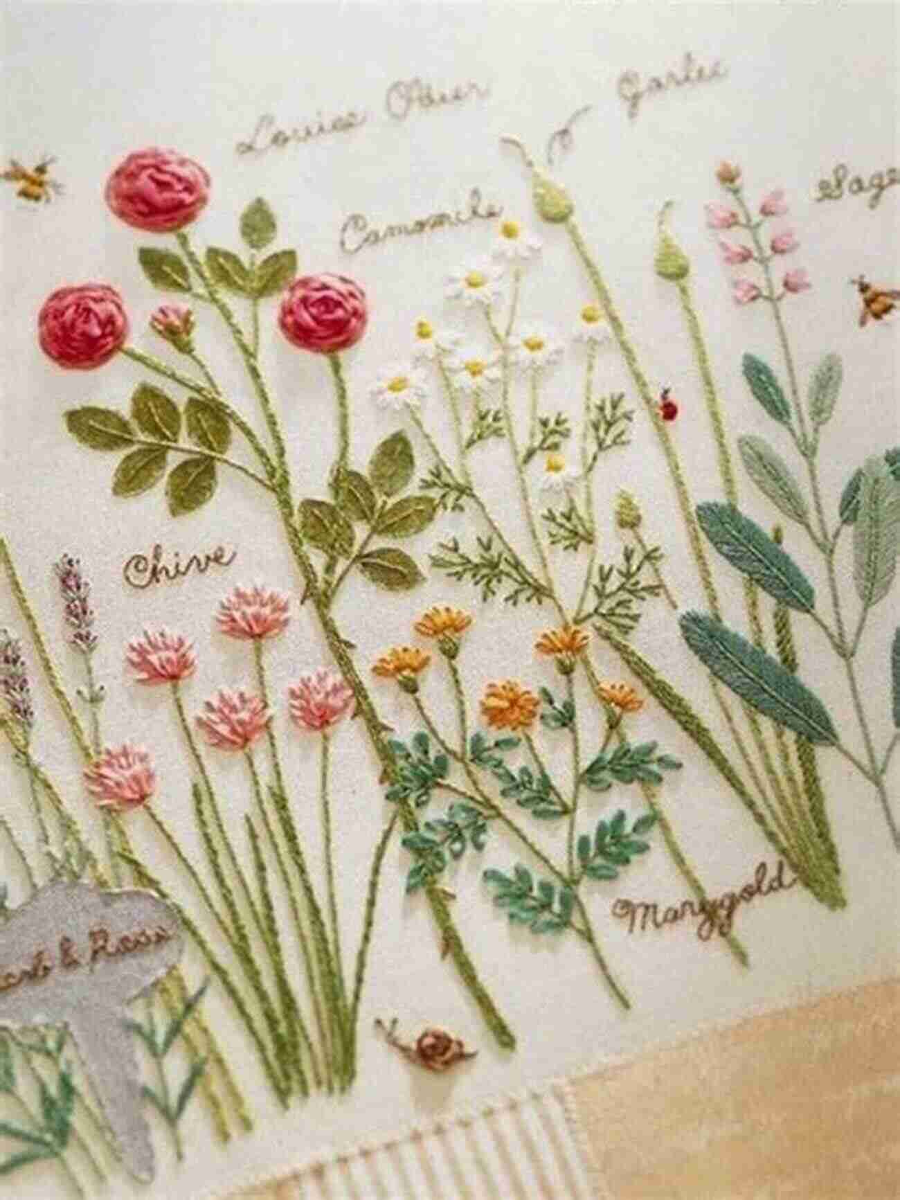 Tranquil Landscape Botanical Embroidery Designs Botanical Embroidery: 25 Designs To Mix Match: 4 Elegant Projects