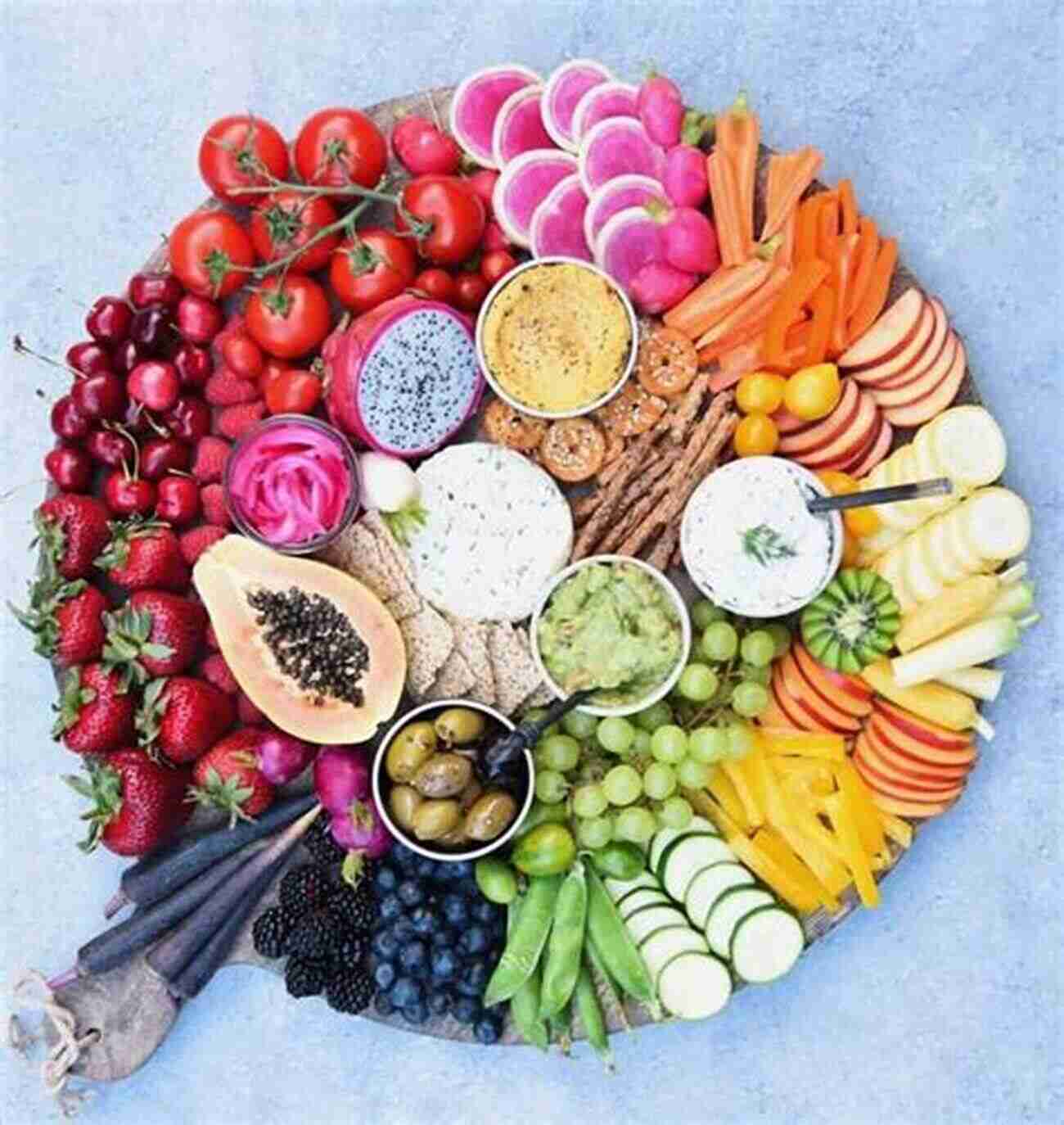 Transitioning To A Vegan Diet A Plate Filled With A Variety Of Colorful Fruits And Vegetables Transitioning To A Vegan Diet: (Without Giving Up Your Favorite Foods)