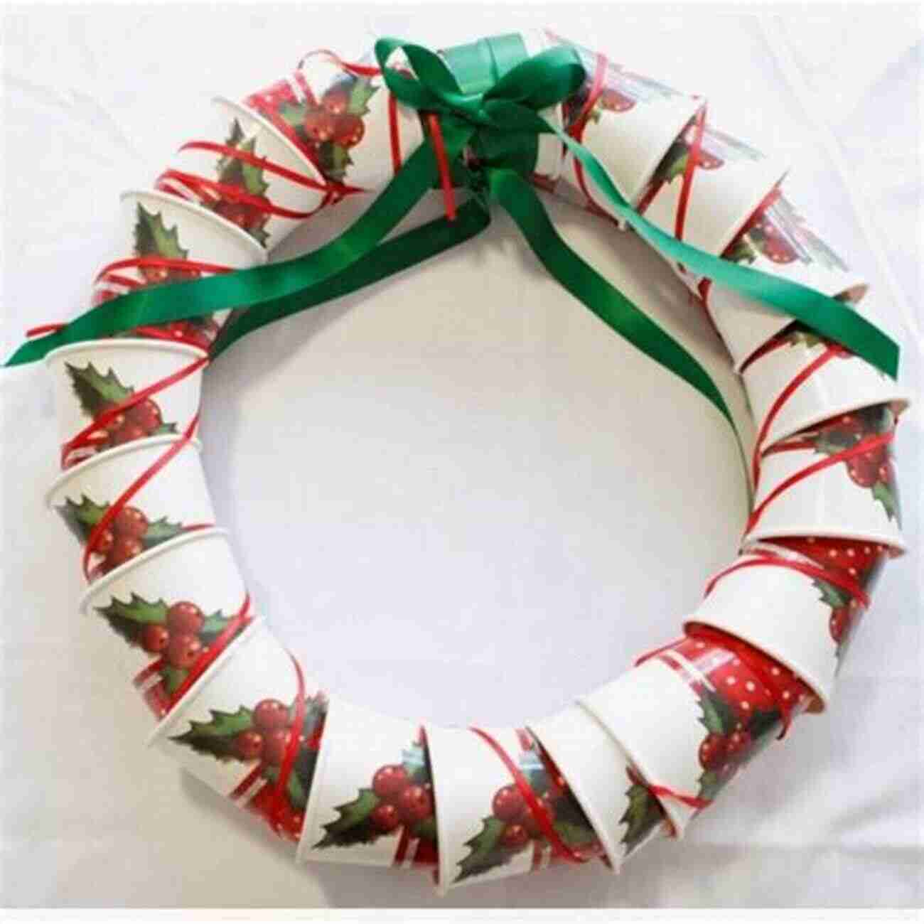 Various Materials For Creating A Holiday Wreath DIY WREATH MAKING: Creating Easy Pretty Wreath For Holiday Fun