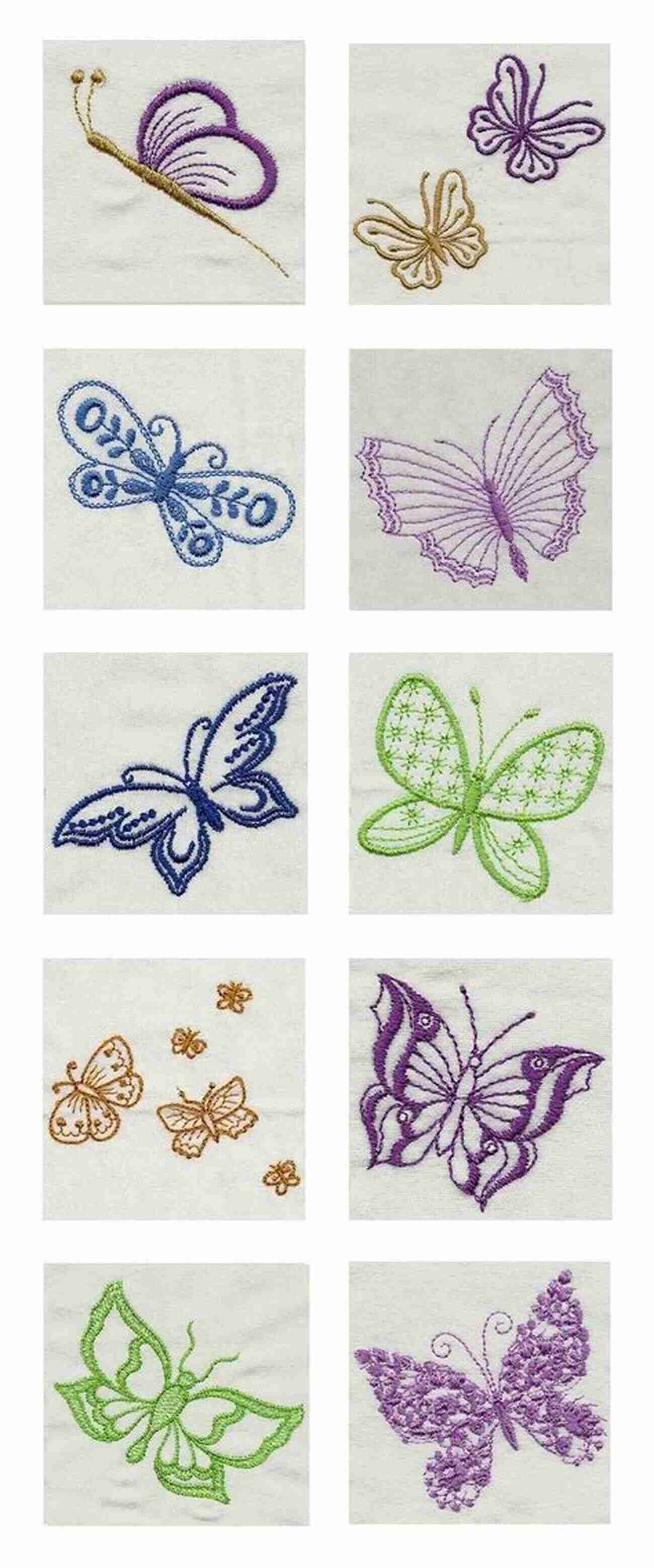 Vibrant Butterfly Botanical Embroidery Designs Botanical Embroidery: 25 Designs To Mix Match: 4 Elegant Projects