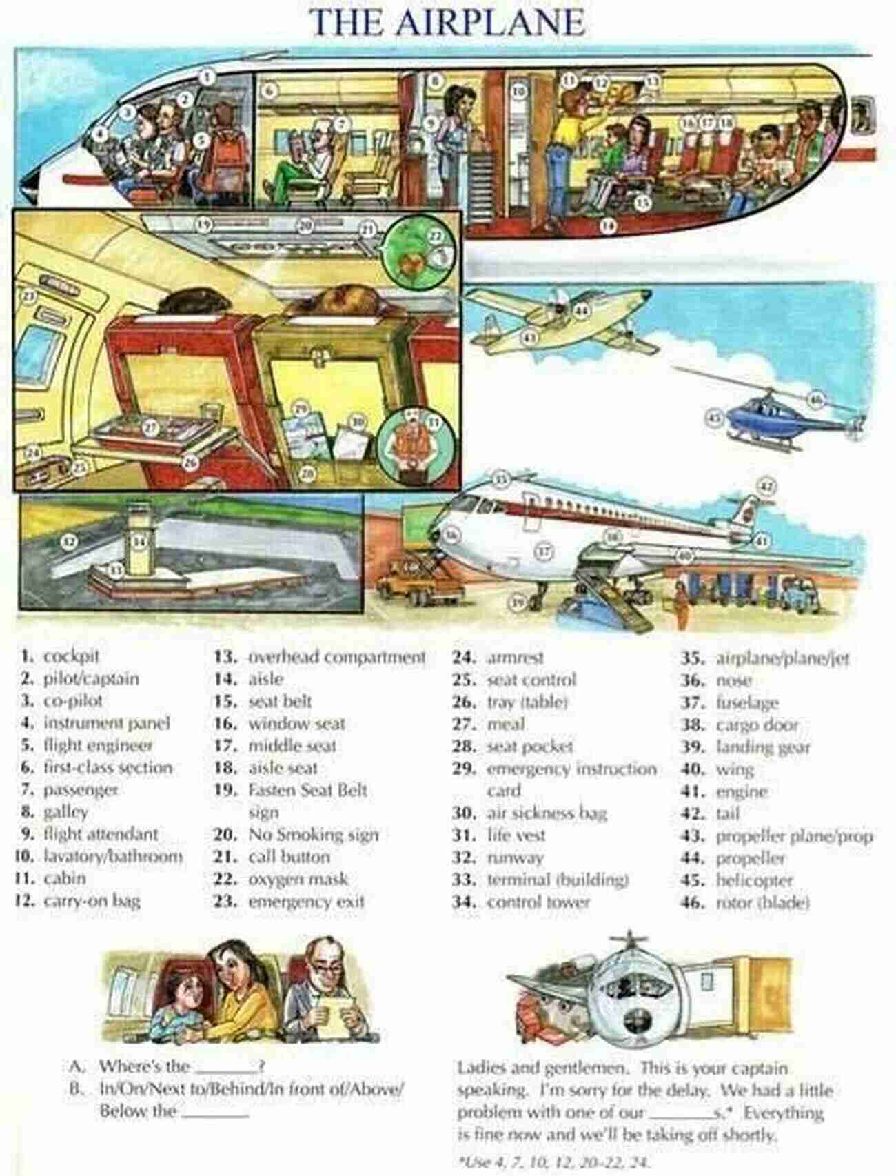 Vocabulary For Kids Airplanes Volume Vocabulary For Kids : Airplanes Volume 2