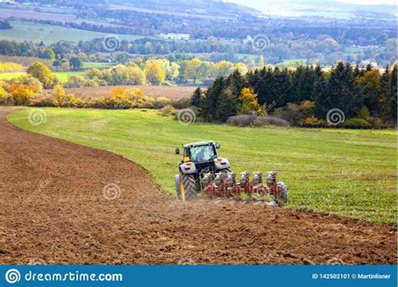 A Colorful Tractor Plowing A Field Machinery: Farm Machinery In Color (big Machine 3)