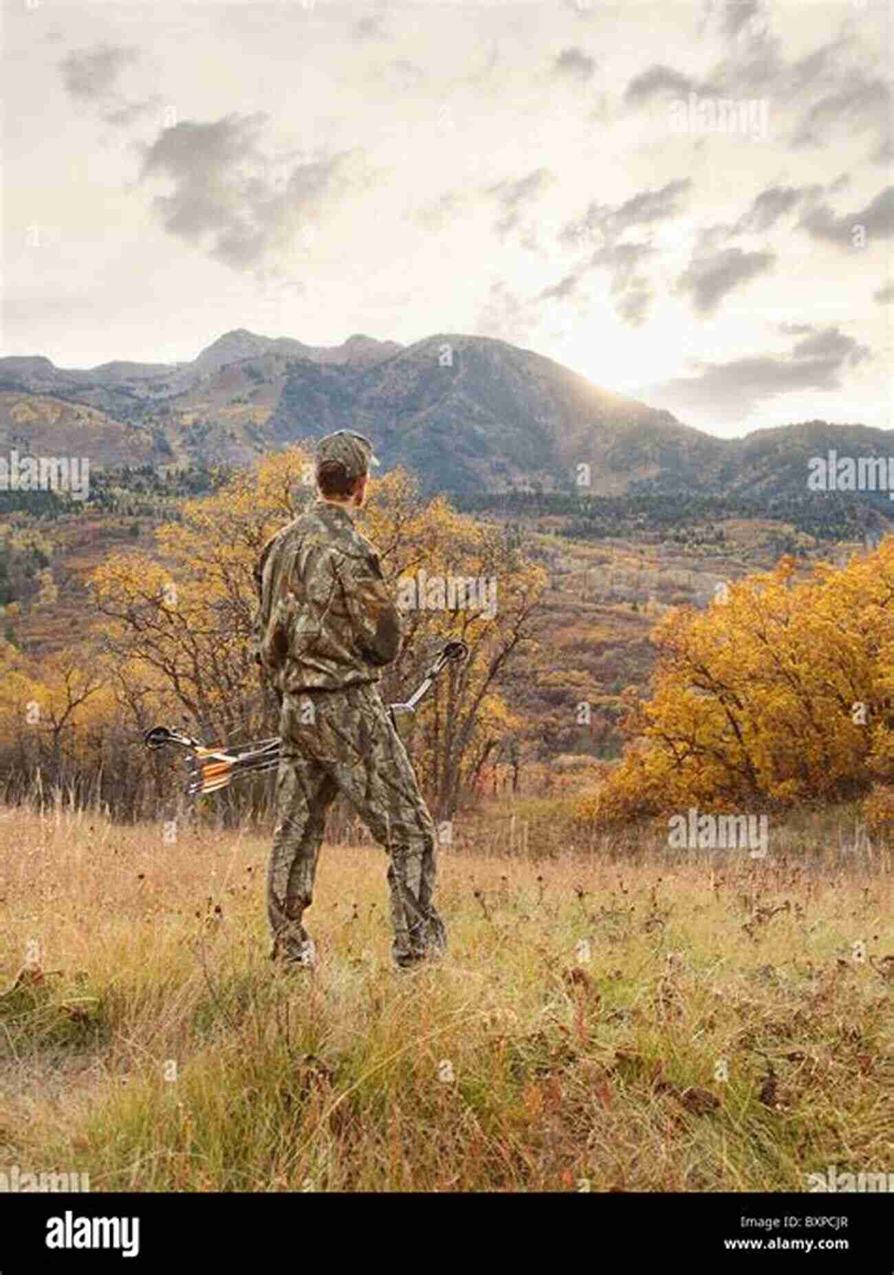 Man In Camouflage Holding A Bow During Sunrise In The Wilderness The Life And Times Of A Part Time Hunter