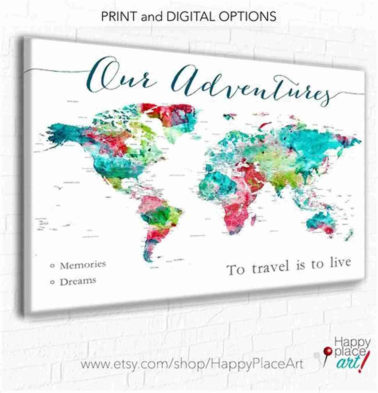 New Adventure Travel World Map Ohayo : New Start New Country New Adventure