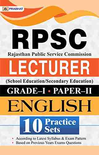 RPSC SCHOOL LECTURER (GRADE I) PAPER II 10 PRACTICE SETS