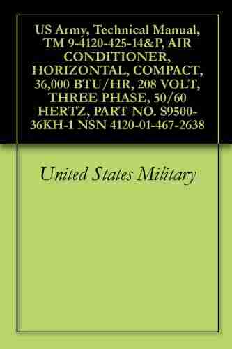 US Army Technical Manual TM 9 4120 425 14 P AIR CONDITIONER HORIZONTAL COMPACT 36 000 BTU/HR 208 VOLT THREE PHASE 50/60 HERTZ PART NO S9500 36KH 1 NSN 4120 01 467 2638